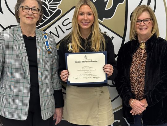 CA senior Tillie Oglesbee wins DAR Scholarship Essay Award