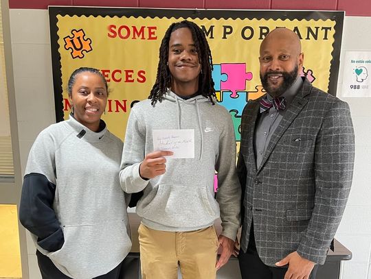 Pictured are Trina Nichols, Jeremiah McGee, and Michael Ellis
