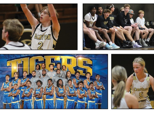 Canton High School vs. Canton Academy hoops underway