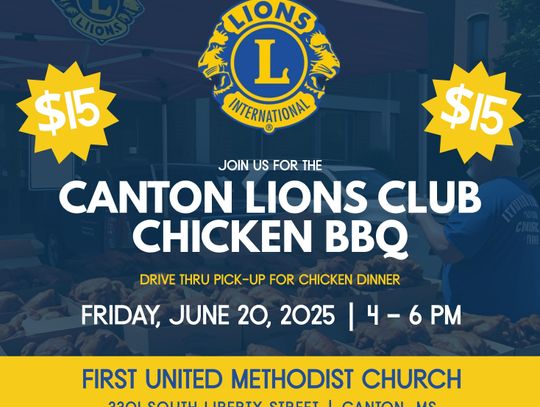 Canton Lions Club to Host Annual BBQ Fundraiser June 20