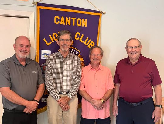 Canton Lions learn about mammoth tusk