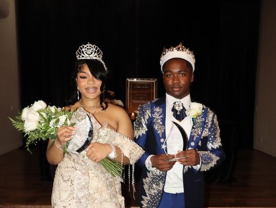 Prom king and queen honors were awarded to Makayla Richardson and Juantarious Green.