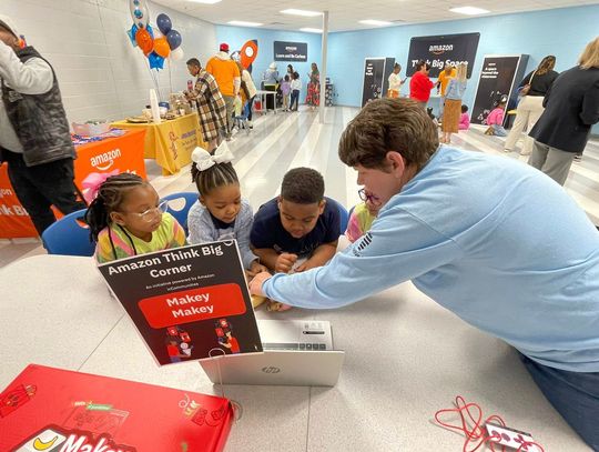 CPS and Amazon launch Think Big Corners to inspire STEM learning