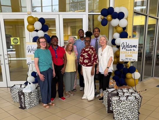 First Baptist Church of Madison donates school supplies to Nichols Middle School