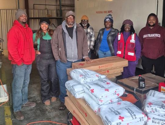 G.A. Carmichael Family Health Center partnered with the American Red Cross of Mississippi to assist residents affected by a recent ice storm that impacted communities across the state.