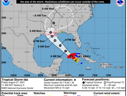 Health Officials Urge Mississippi Residents to Prepare Before Hurricane Ida