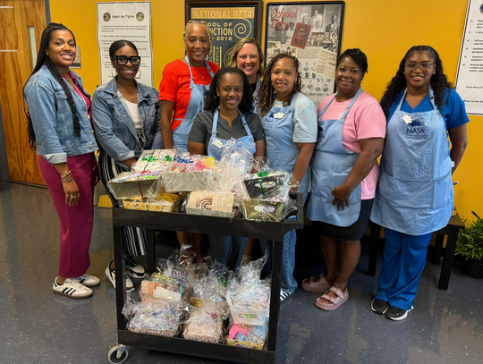 Junior Auxiliary of Madison County donates hygiene items to CHS students