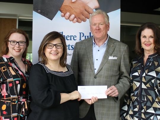 Library receives donation for summer lunches
