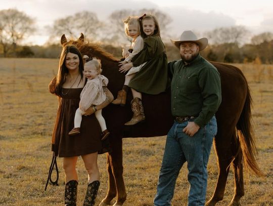The Lloyd Family on their farm