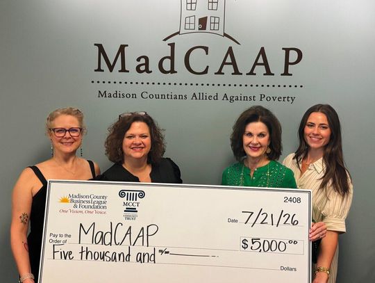 MCBL&F and Madison County Community Trust support MadCAAP B.A.S.E. Camp
