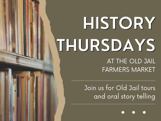 Old Jail tours and storytelling join Canton Farmers Market events