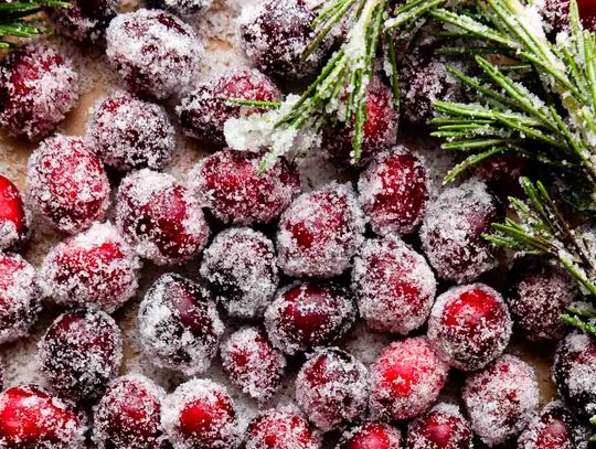 ON THE TABLE: Cracking Candied Cranberries