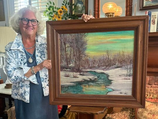 Original artwork donated to historical society