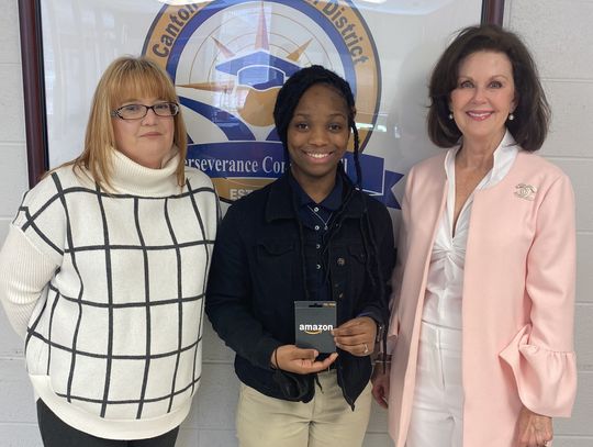 Sanders named March Student of the Month
