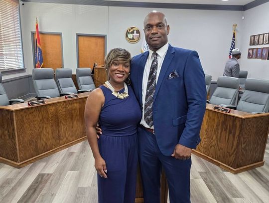 Chief Luckett and his wife, Mrs. Antionette Luckett