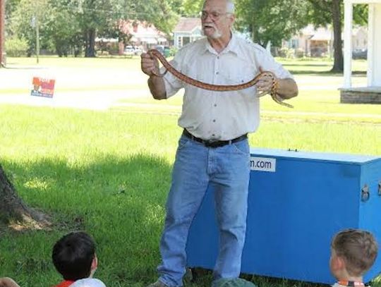 The Snake Man shares reptile knowledge