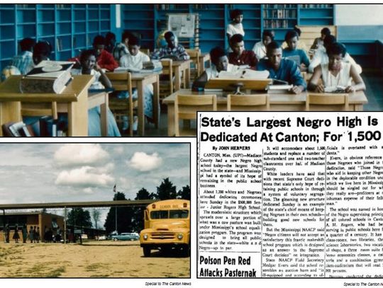These photographs are preserved by the Mississippi Department of Archives and History and offer a glimpse of the campus shortly after it opened.  A newspaper account of the school’s dedication, published in the Delta Democrat-Times on October 27, 1958.