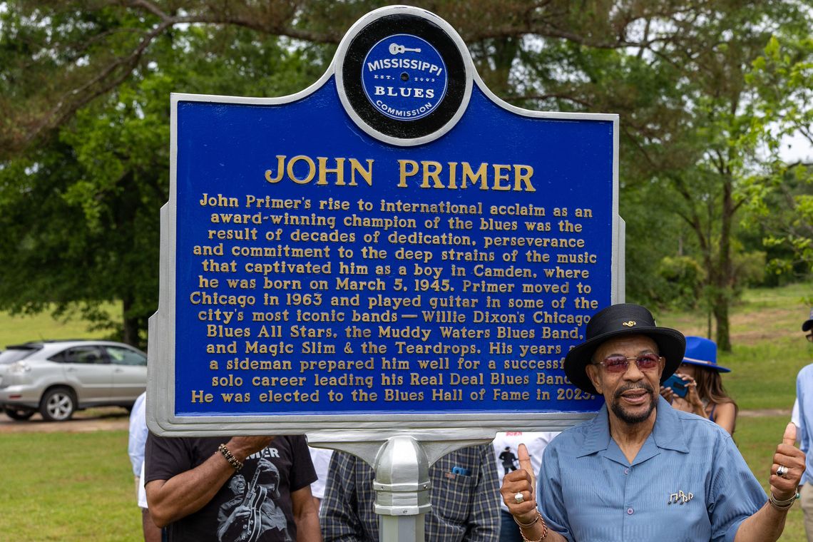 Blues Legend John Primer Receives Mississippi Blues Trail Marker