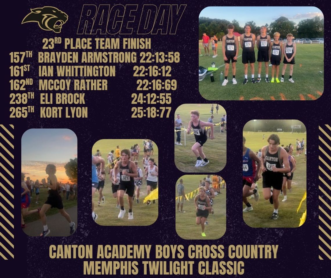 CA boys cross country earns 23rd at MTC