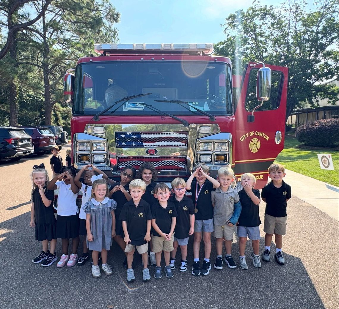 CA K4 students learn about firefighters during Community Helpers Week