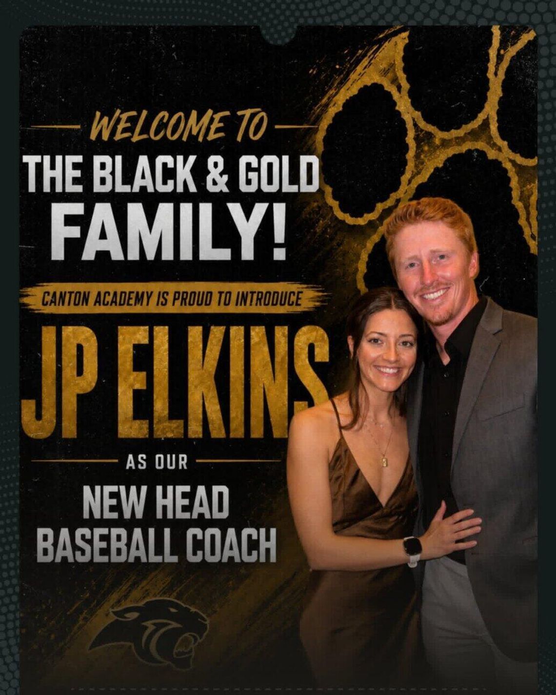 Canton Academy welcomes new head baseball coach JP Elkins Canton Academy welcomes new head baseball coach JP Elkins