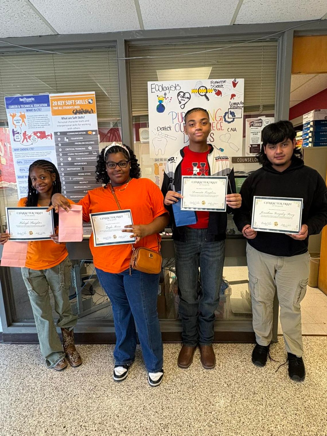 Canton Career Center honors CTE Character Trait Students of the Month Canton Career Center honors CTE Character Trait Students of the Month