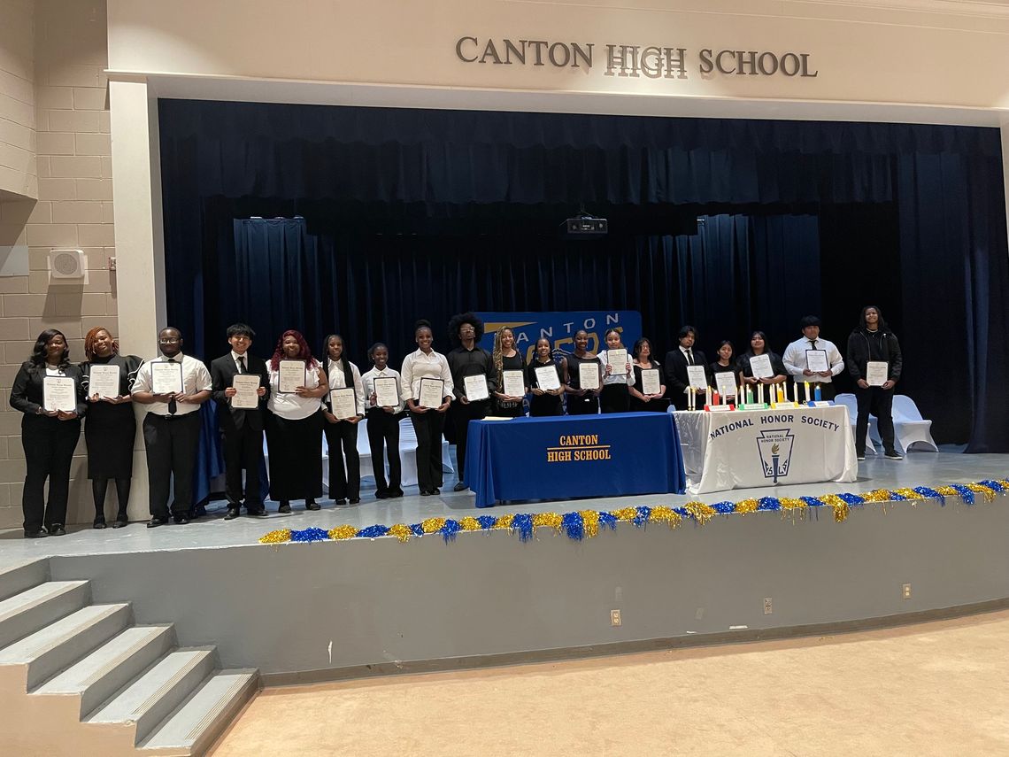 Canton High School National Honor Society induction celebrated