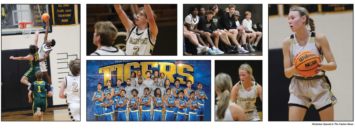 Canton High School vs. Canton Academy hoops underway