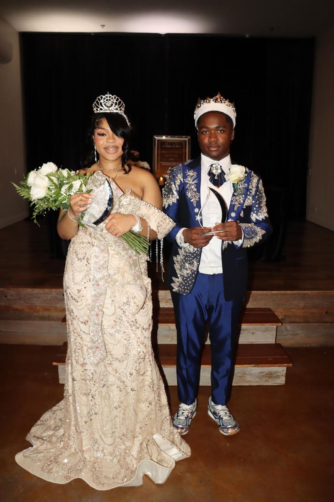 Prom king and queen honors were awarded to Makayla Richardson and Juantarious Green.