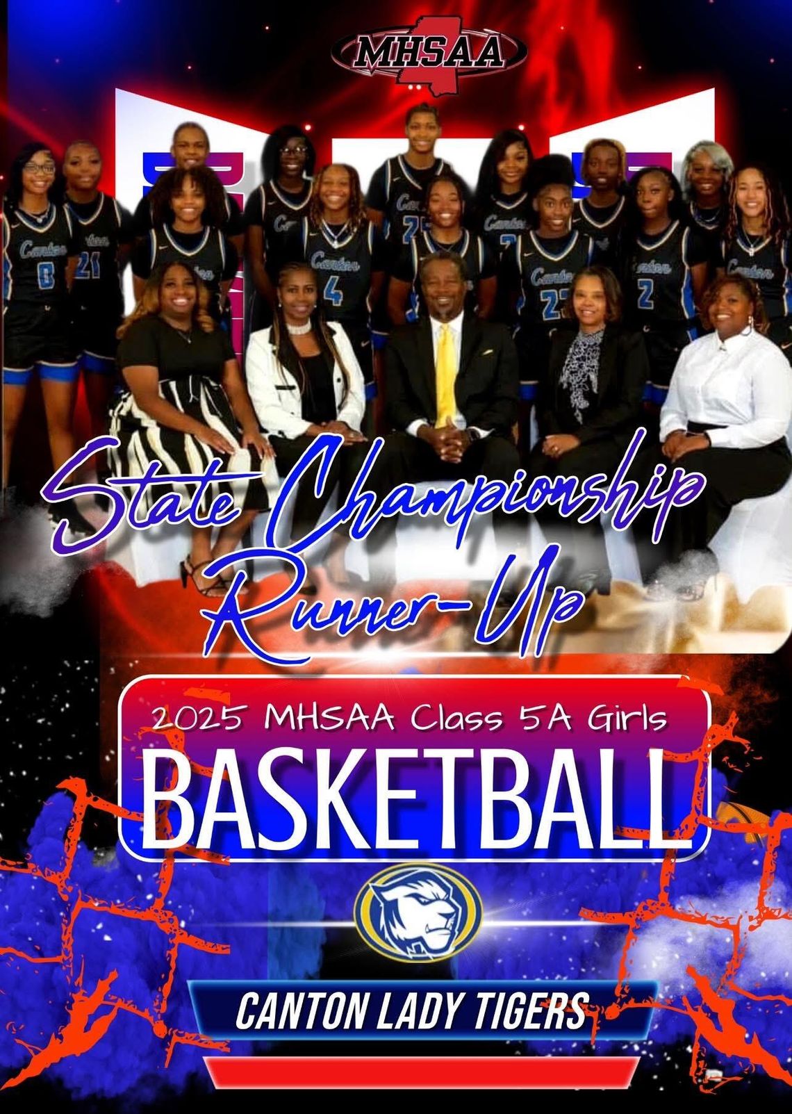 CHS varsity tigers named basketball state championship