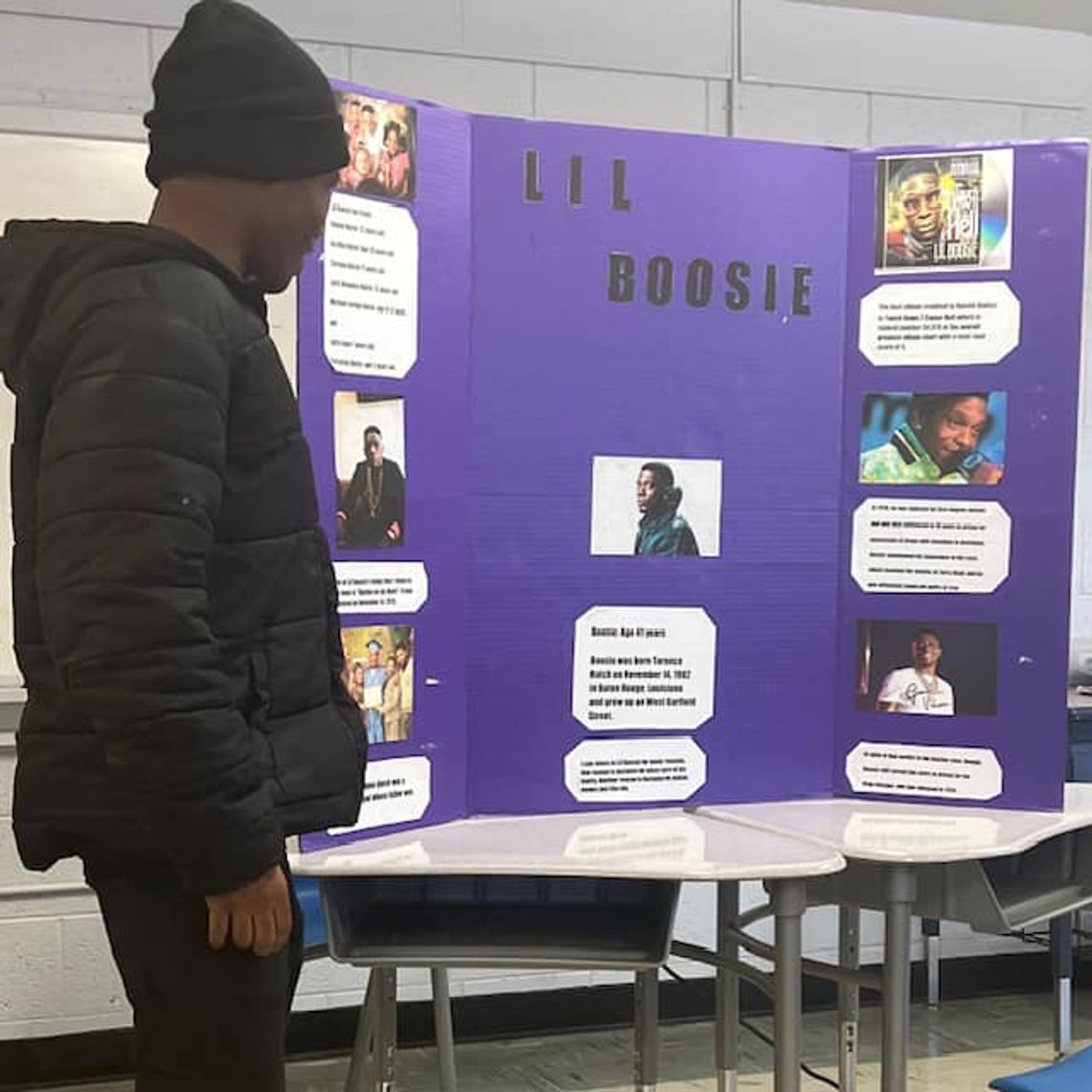 CHSEP students present during Black History Month