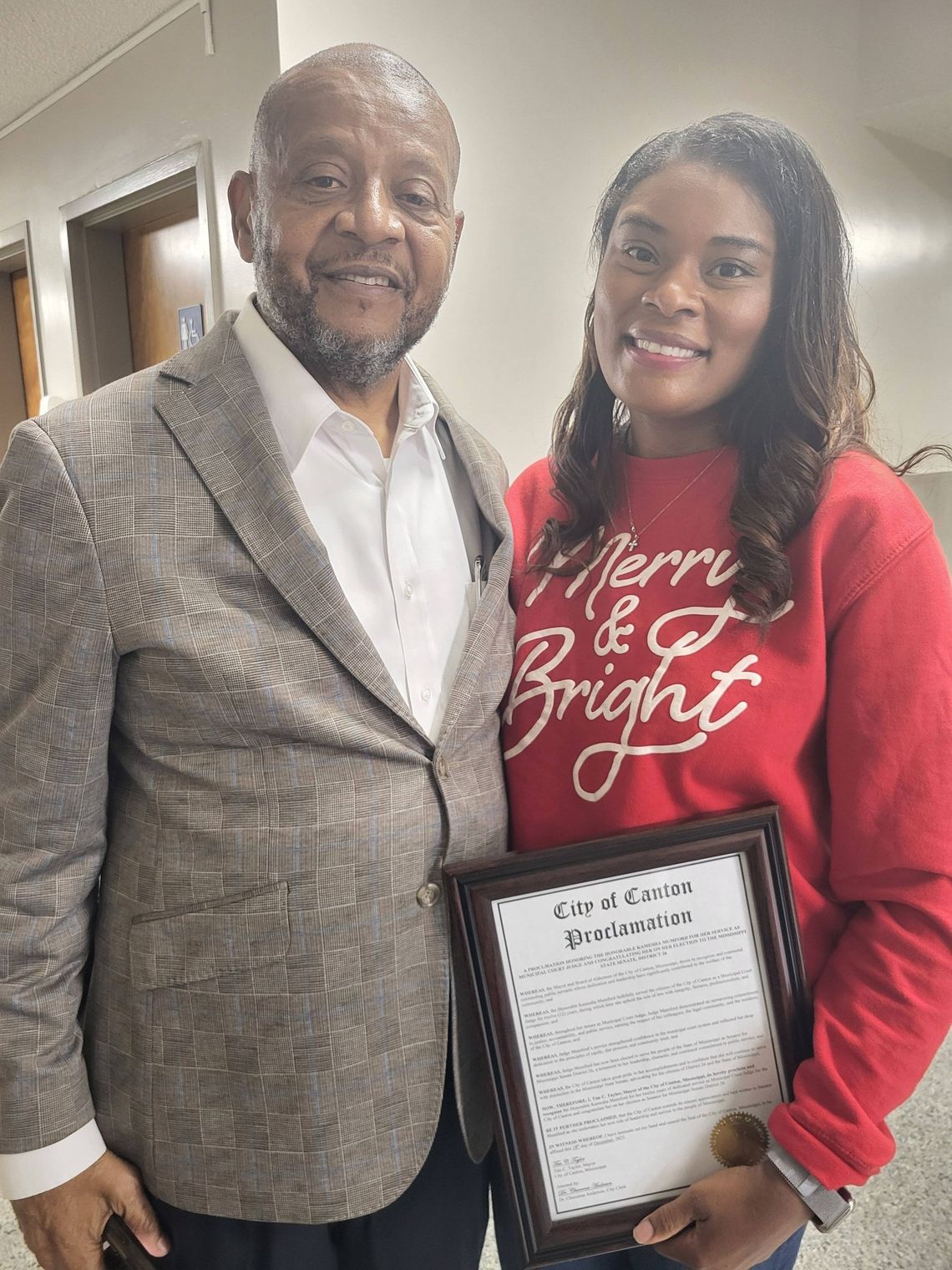 City of Canton Mayor’s Office honors Judge Kemesha Mumford