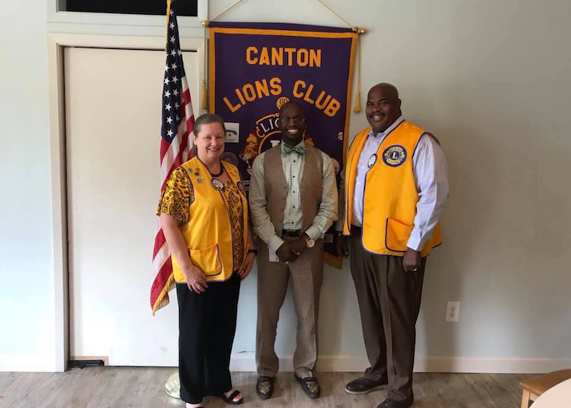 Coleman speaks at Canton Lions Club