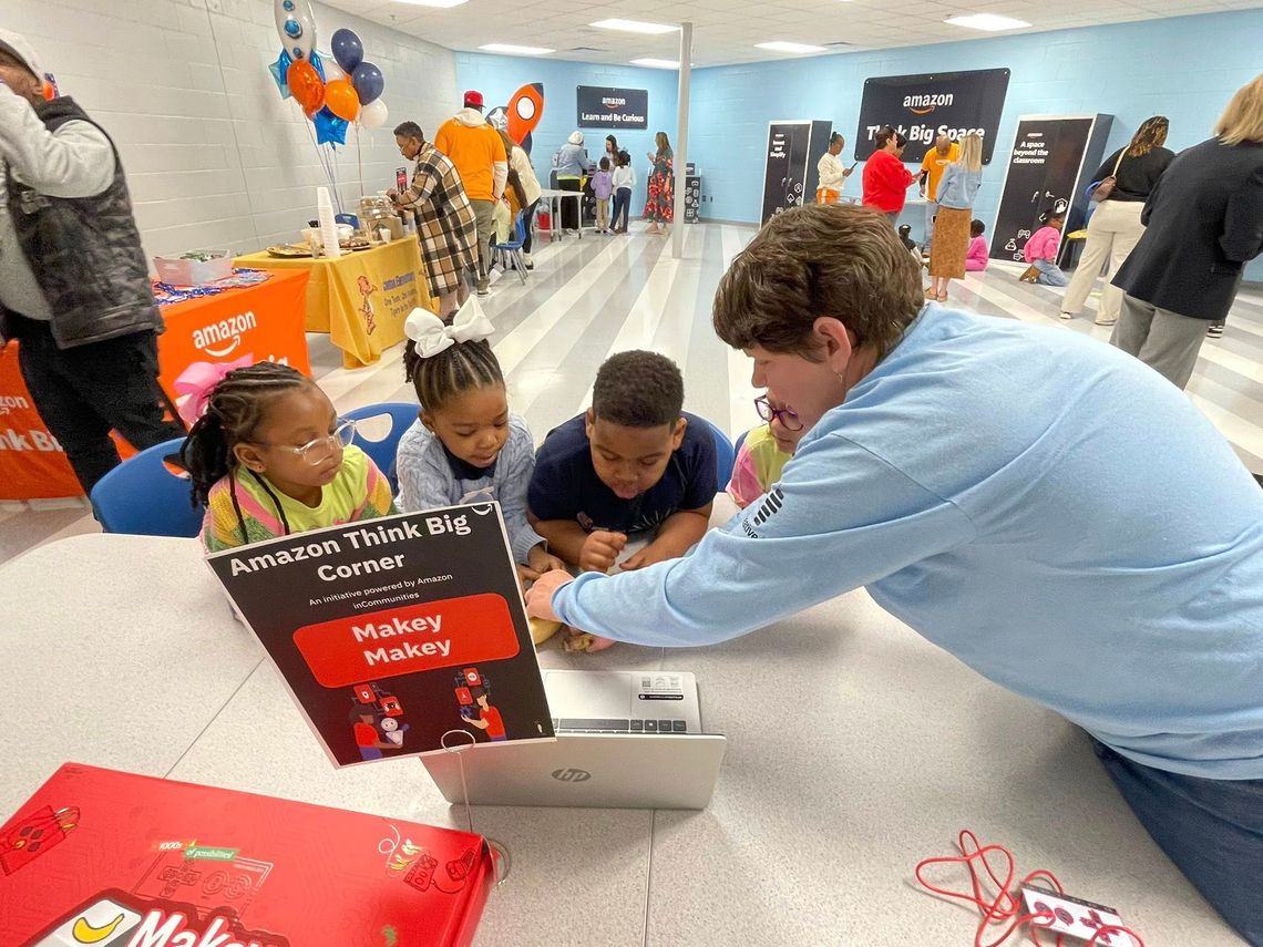 CPS and Amazon launch Think Big Corners to inspire STEM learning