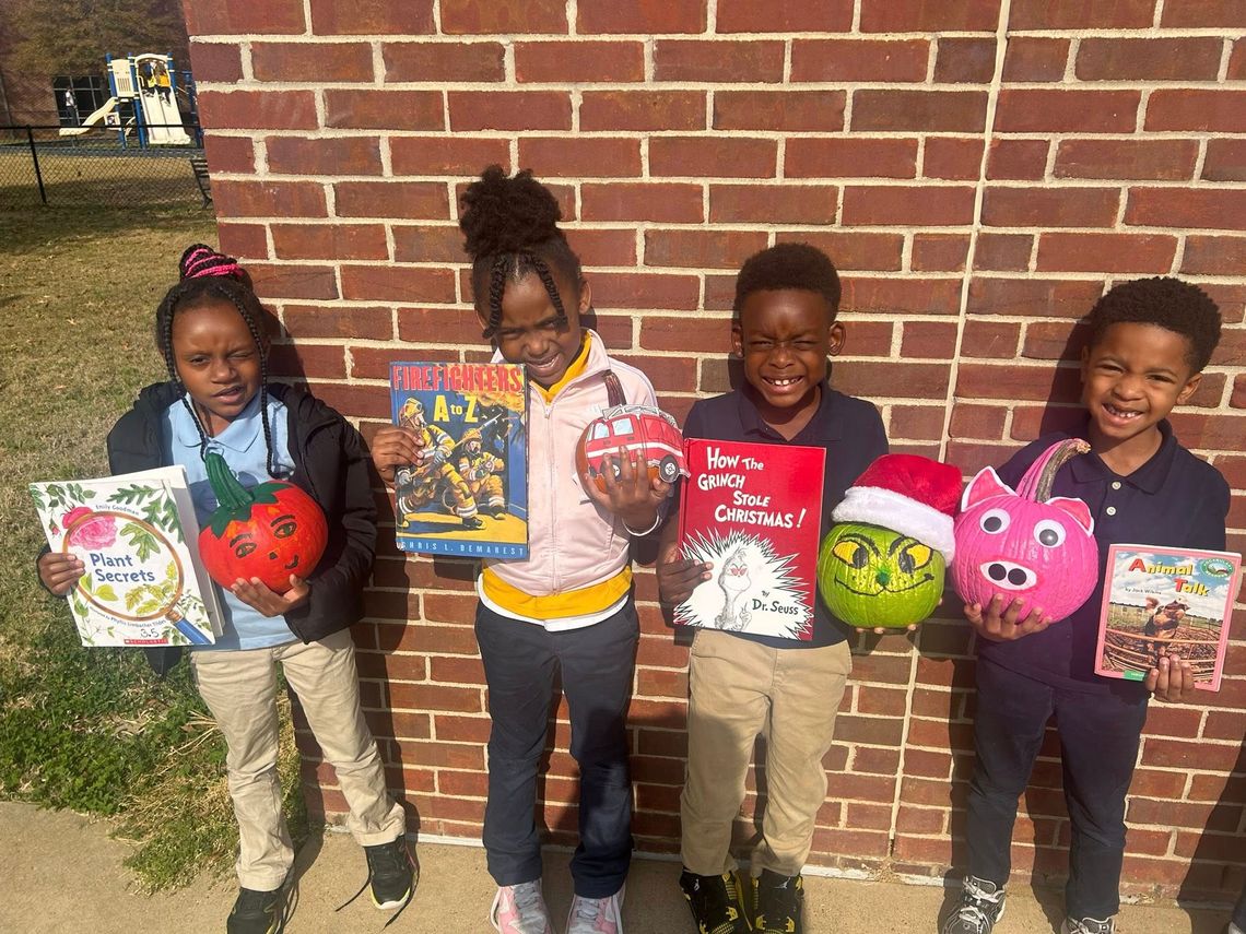 First graders bring book characters to life with pumpkin project First graders bring book characters to life with pumpkin project