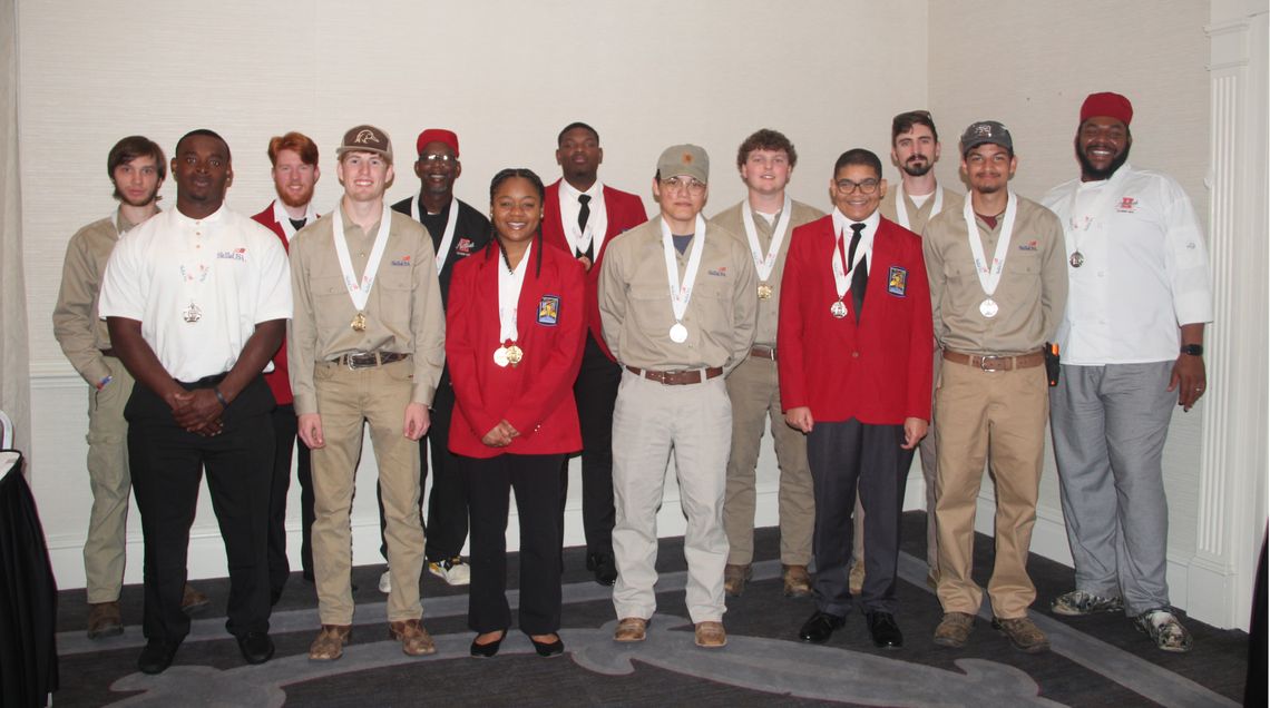 Holmes brings home gold at SkillsUSA state championship