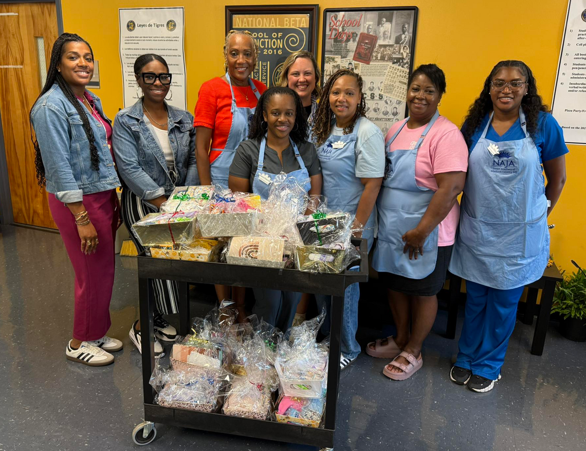 Junior Auxiliary of Madison County donates hygiene items to CHS students