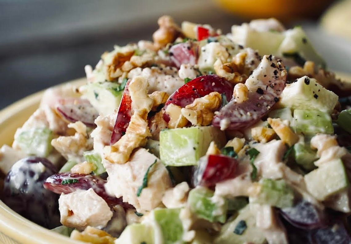 Waldorf's Famous Fruity Chicken Salad is the perfect no-cook dinner.