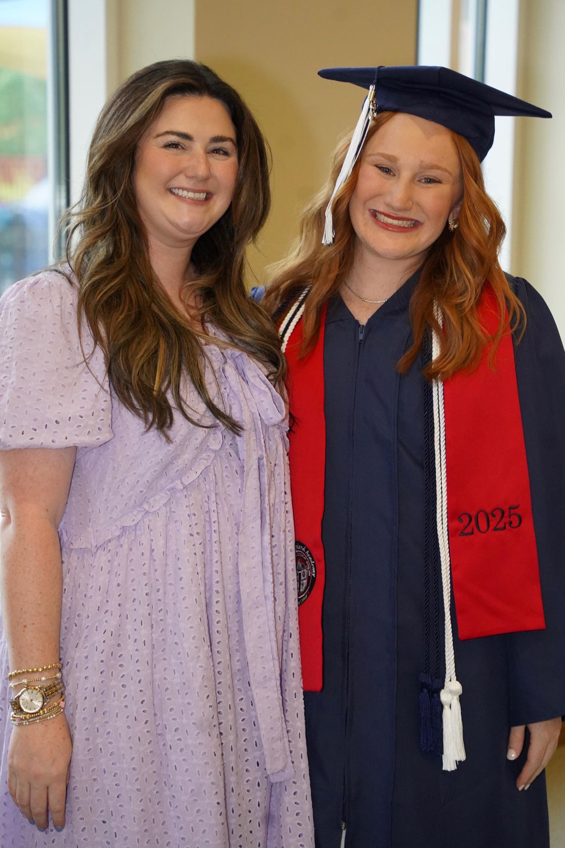 Reagan and I on her graduation day.