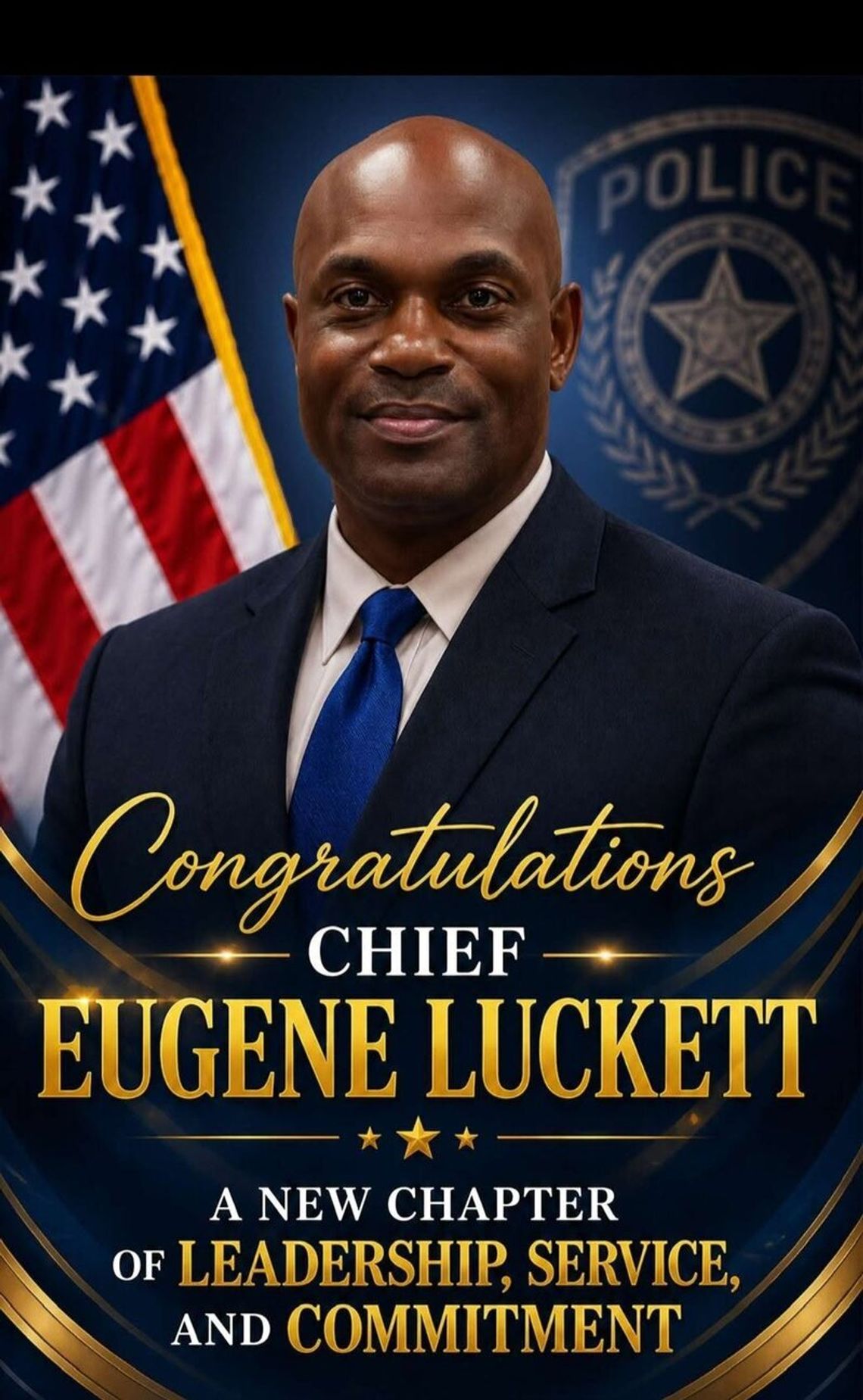 Luckett begins tenure as Canton police chief focused on trust, community