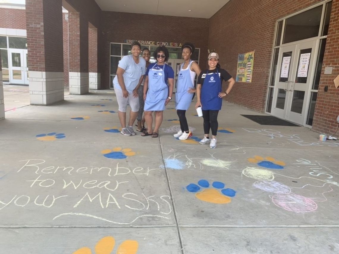 Madison Auxiliary chalks it up