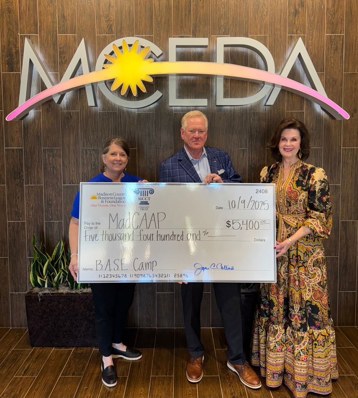 Madison County organizations support MadCAAP’s B.A.S.E. Camp Program Madison County organizations support MadCAAP’s B.A.S.E. Camp Program