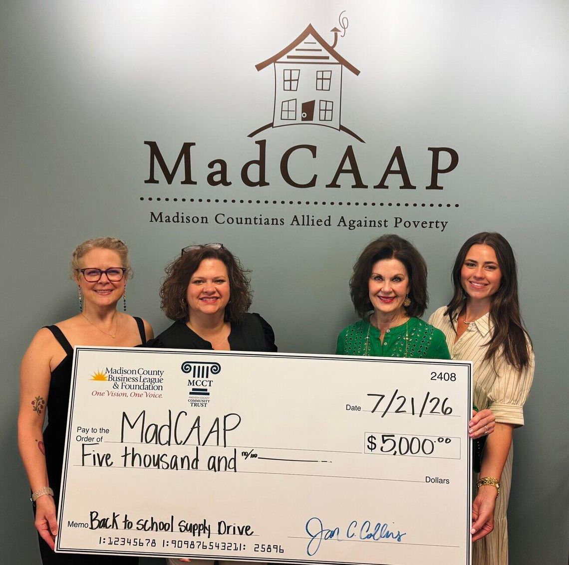 MCBL&F and Madison County Community Trust support MadCAAP B.A.S.E. Camp MCBL&F and Madison County Community Trust support MadCAAP B.A.S.E. Camp