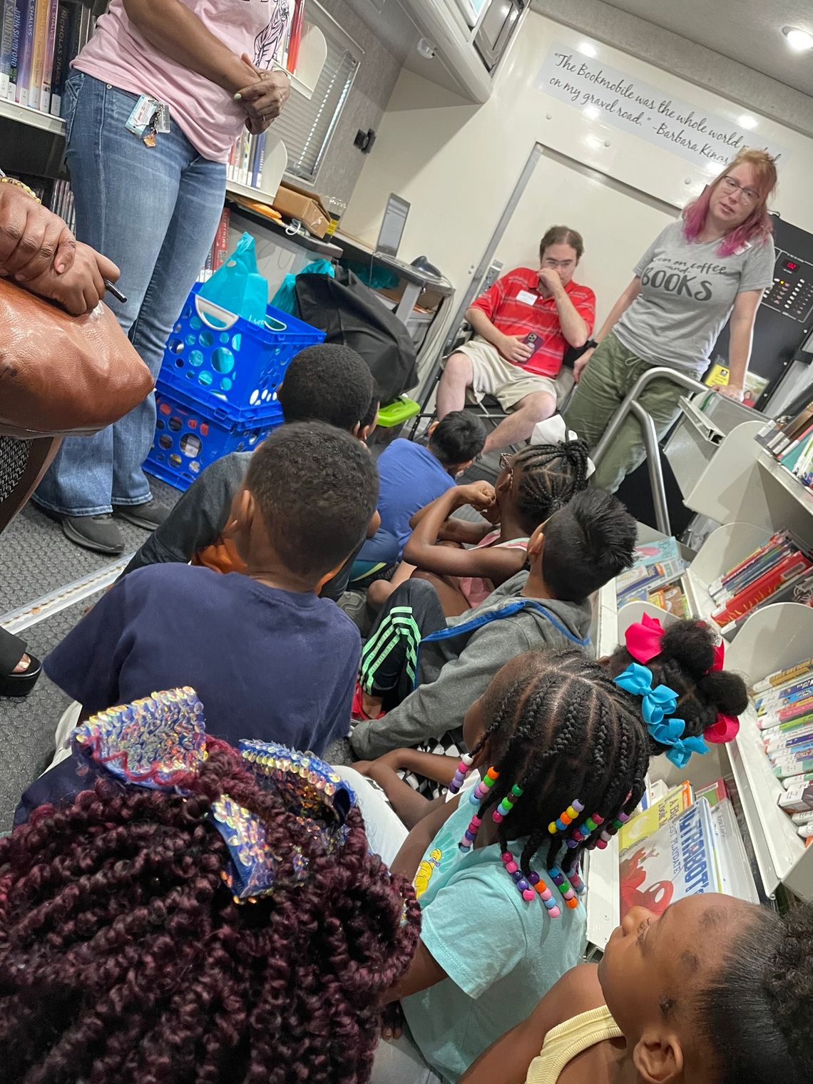 MCLS Bookmobile on the move