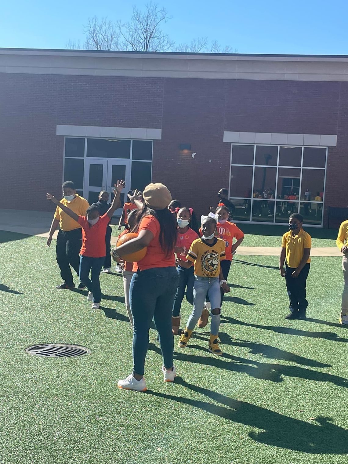 McNeal students kick for a homerun