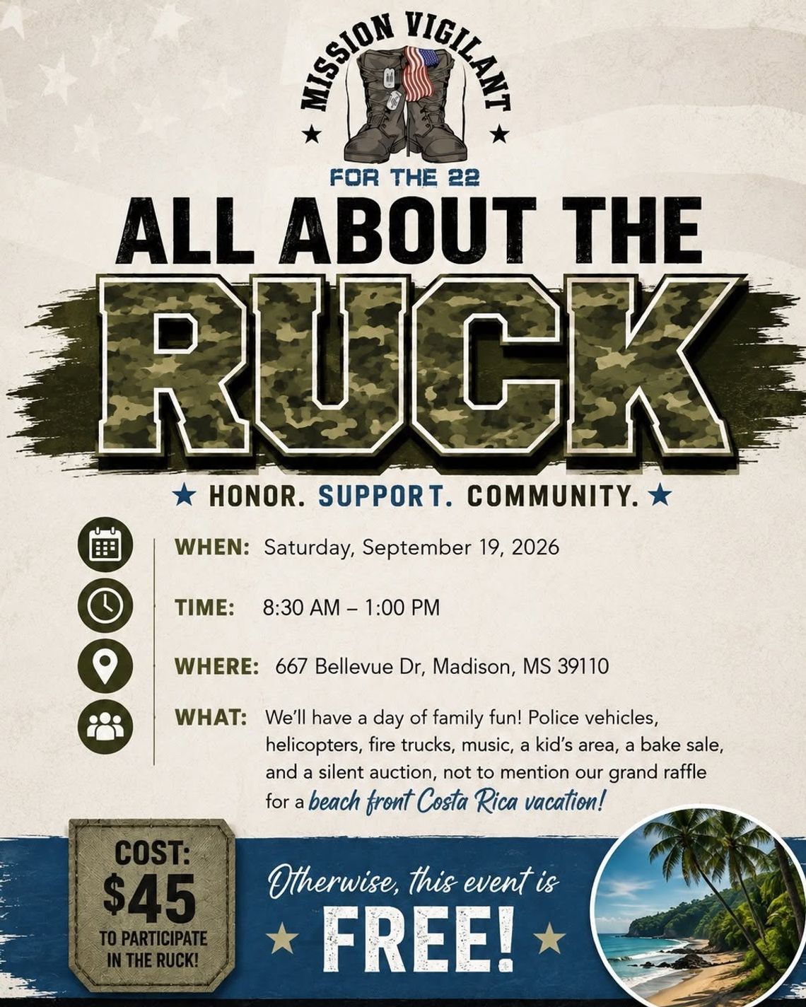 Mission Vigilant to Host “All About the Ruck” Community Event Saturday in Madison Mission Vigilant to Host “All About the Ruck” Community Event Saturday in Madison