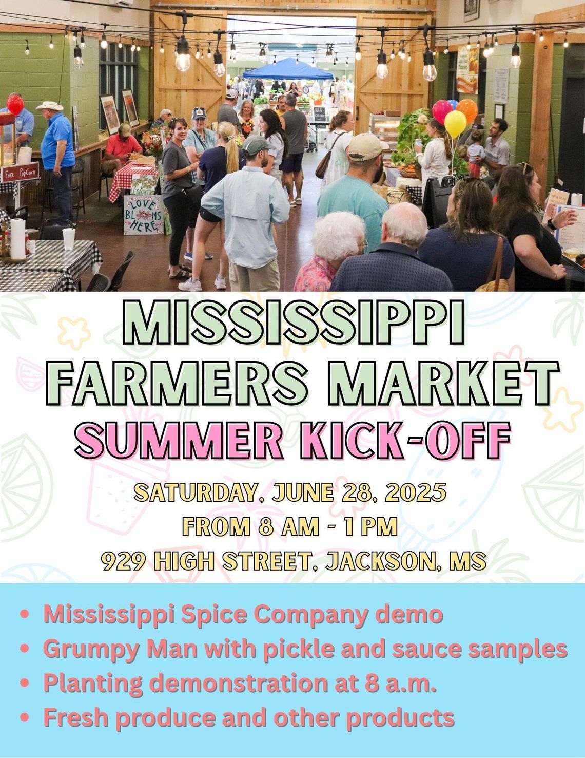 Mississippi Farmers Market to Host Summer Kick-Off Event