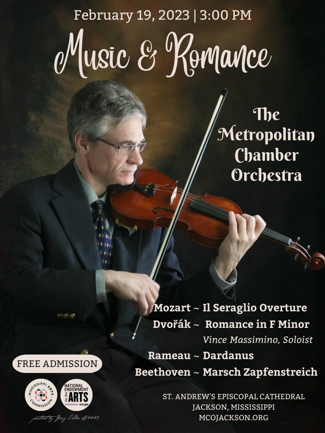 “Music and Romance”- Metro Chamber Orchestra, Concert 2