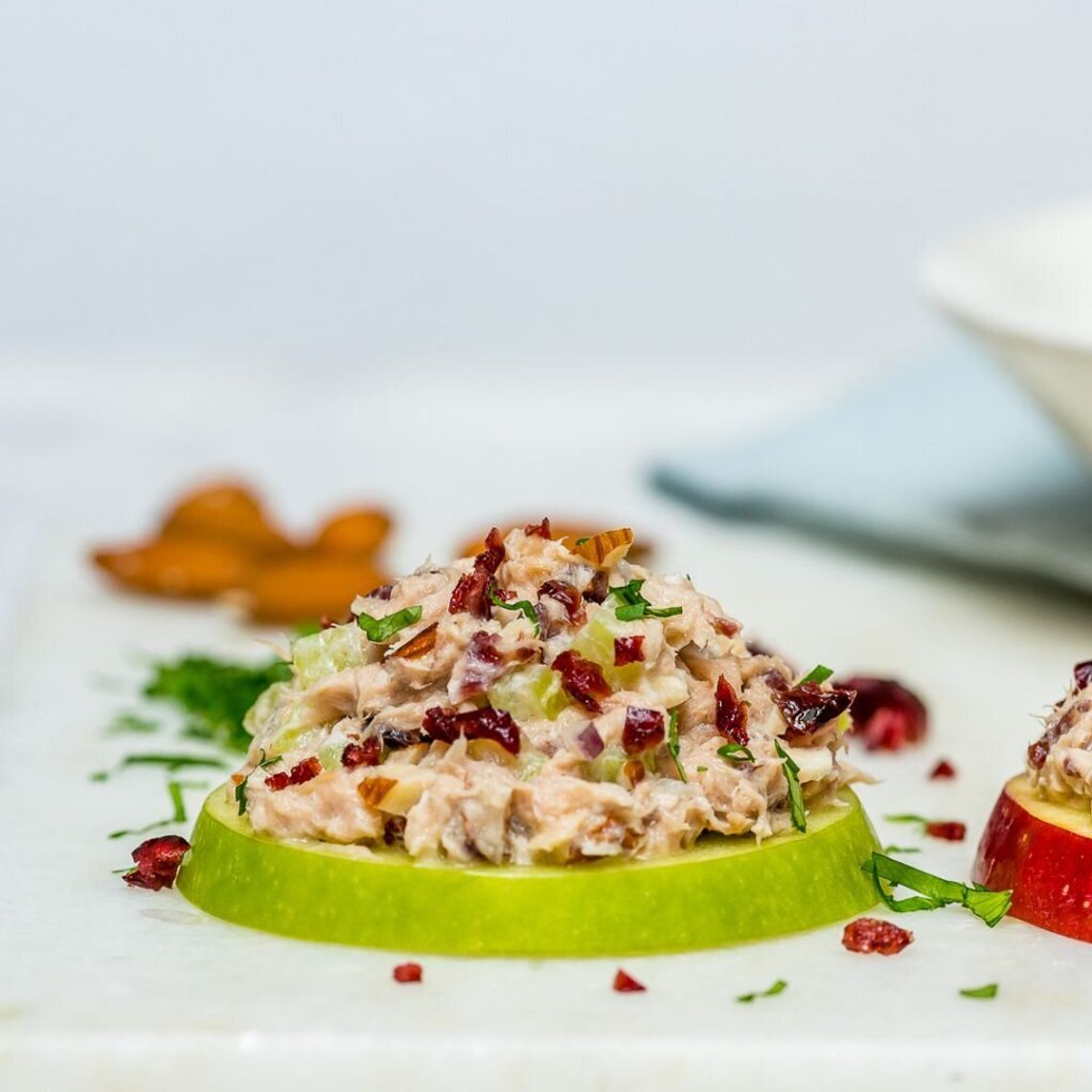 On the table: easy peasy apple tuna salad On the table: easy peasy apple tuna salad