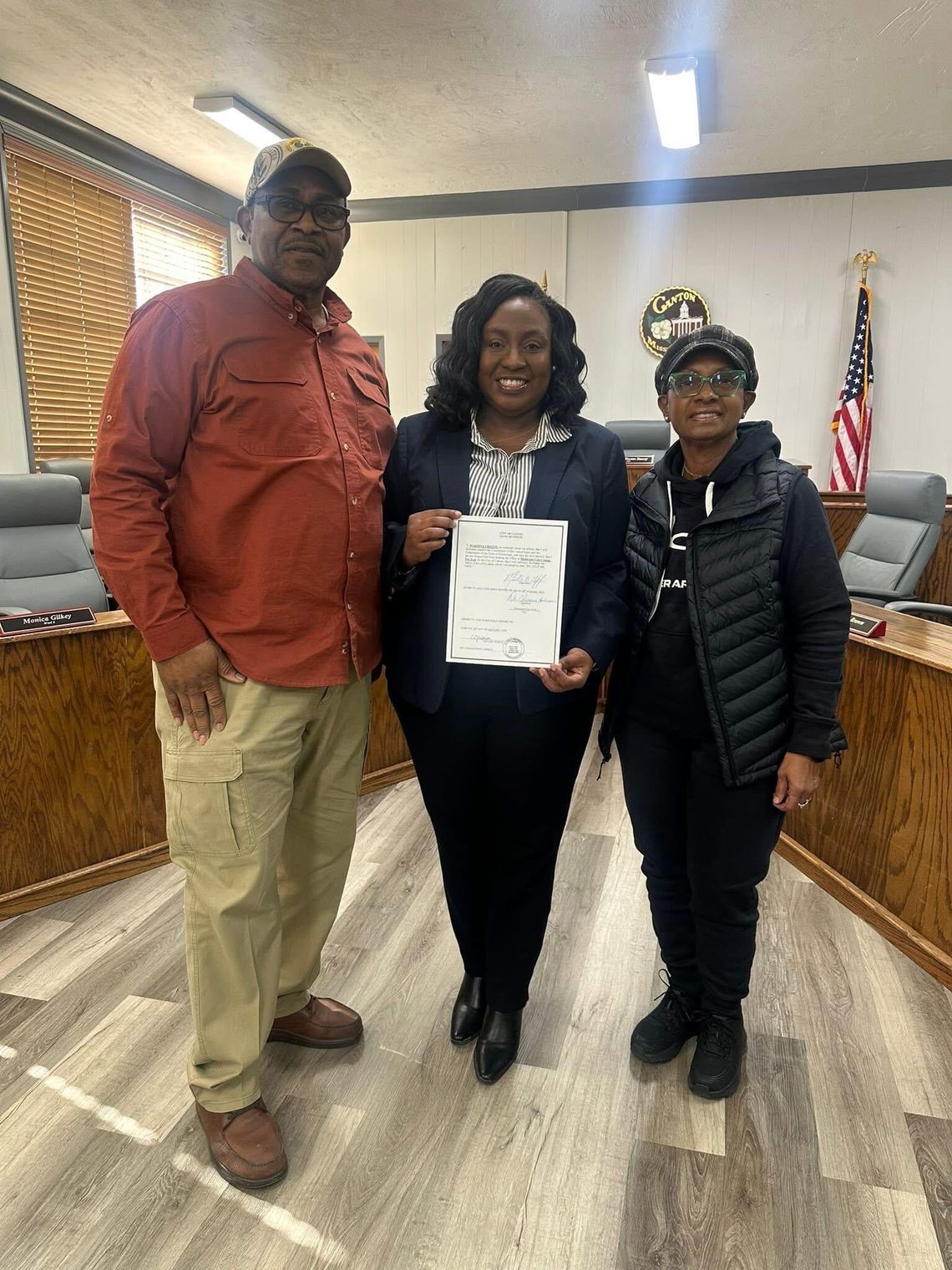 Stacey sworn in as Canton Municipal Court Judge; Griffen named Judge Pro Tem